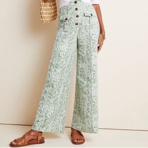 C/MEO COLLECTIVE Green Woodgrain Trousers